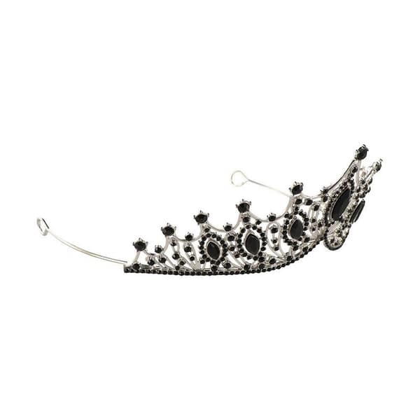 Barock Krona Prinsessa Tiara Elegant Strasskrona Hårprydnader För Flickor gold