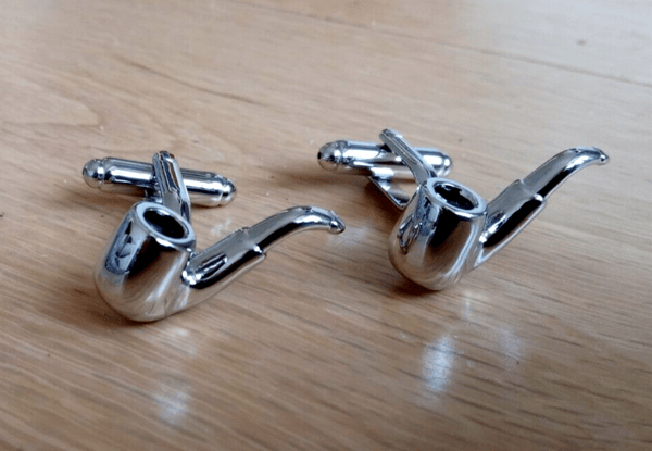 SILVER PIPE MANSCHETTKAPPAR NYA