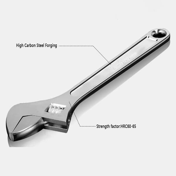 Kraftig Justerbar Skiftnyckel 6 10"(multi-purpose handle)