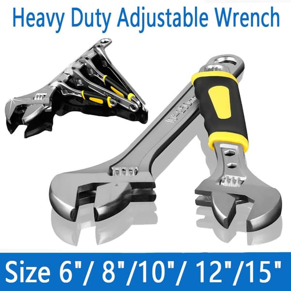 Kraftig Justerbar Skiftnyckel 6 10"(multi-purpose handle)
