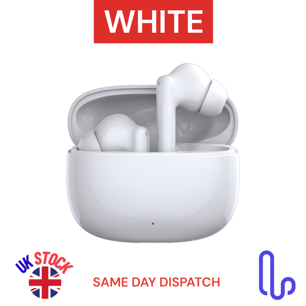 Trådlösa hörlurar Bluetooth 5.4 In-Ear Pods för iPhone Samsung Android black