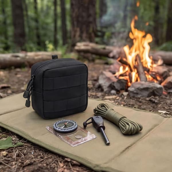2-pack Mini Taktisk Molle Kompakt Ammunitionsficka