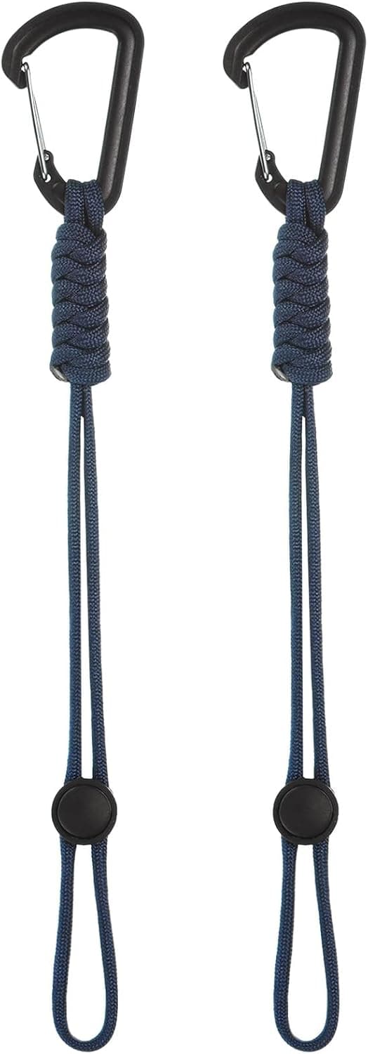 1-pack Paracord nyckelringar med klämmor