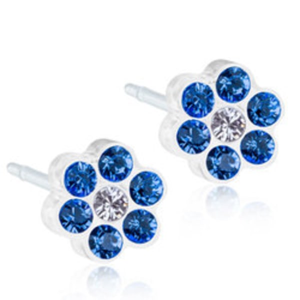 Blomdahl Örhängen MP Medical Plast Daisy 5mm Sapphire/Crystal