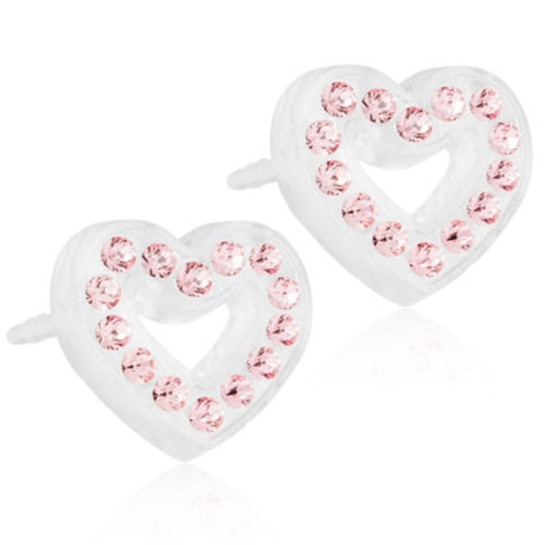 Blomdahl Örhängen MP Heart 10mm Light Rose