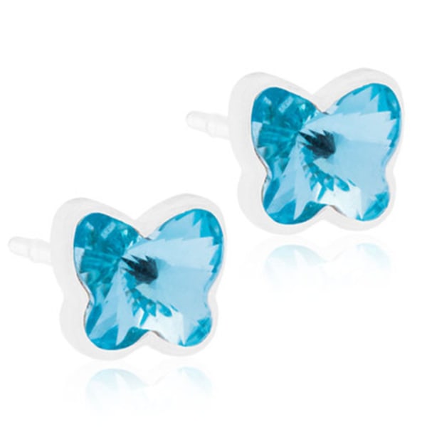 Blomdahl Örhängen MP Butterfly 5 mm Aquamarine