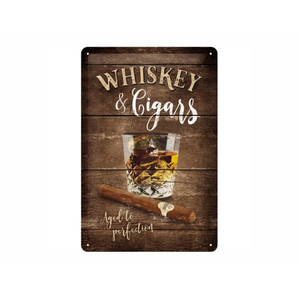  Nostalgic Art Plåtskylt 20 x 30 Whiskey 