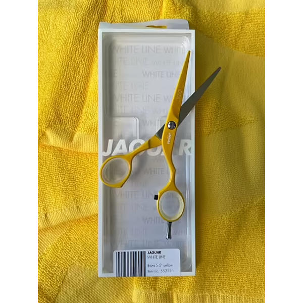 Jaguar Professionell  frisörsax Gul 5½  ERBJUDANDE
