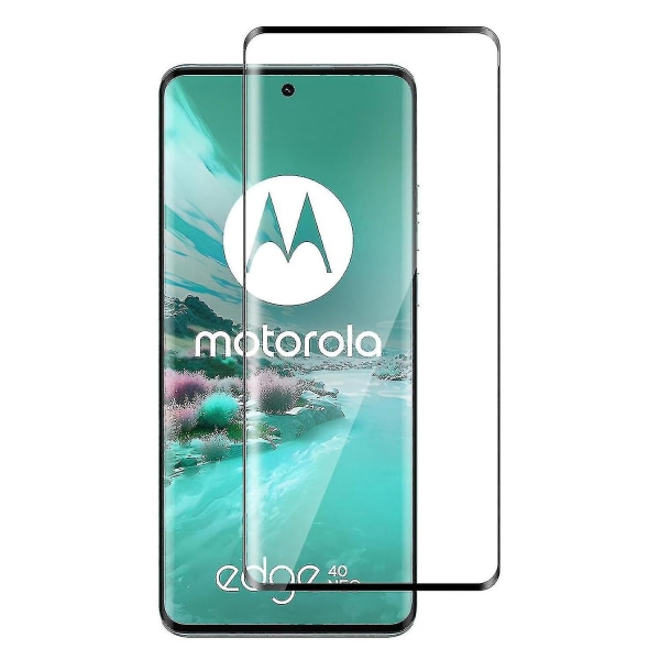 Motorola Edge 40 Neo 5g 3d kaareva näytönsuoja, sivuliima Kosketusherkkä karkaistu lasikalvo