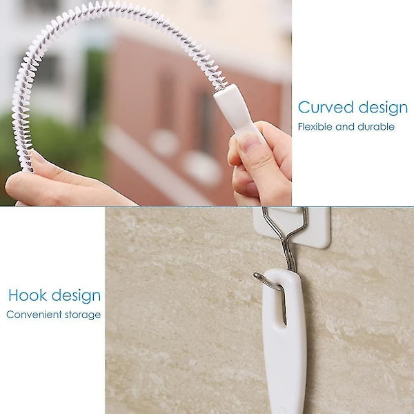 45cm Flexibel Avloppsrengöringsborste för Vattenrör Dräneringsverktyg