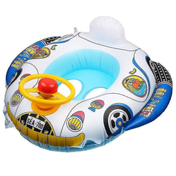 Uppblåsbar bil Baby Ring Toddler Pool Float Seat Båt Barn leksak Vatten