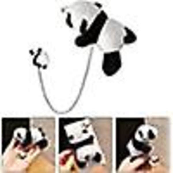 Søde emalje reversnåle sæt tegneserie dyr plys panda broche nåle badges jakker hat dekor