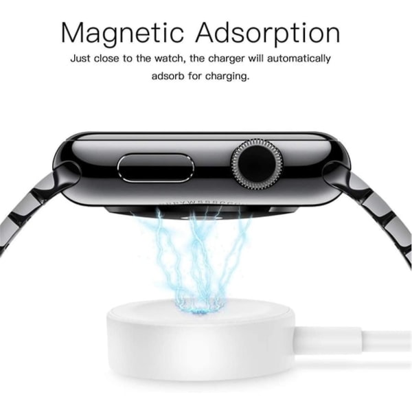 For Apple Watch Iwatch 2/3/4/5/6/7 Magnetisk kabellader ladedokkingstasjon