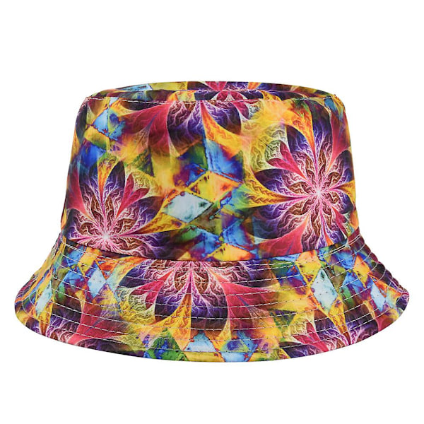 New Graffiti Pot Hat Summer Fisherman Hat Personality Tie Dye Pot Hat Fishing Sunshade Hat Men And Women Outdoor Adventure Hat