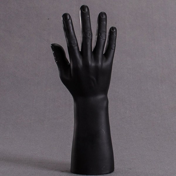 Hand Mannequin Smykker Display Stand Manne Hand Model Armbånd Ring Hansker（Venstre hånd，Hvit）