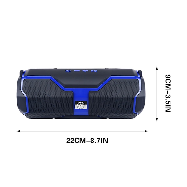 Trådlös Bluetooth-högtalare utomhus bärbar plug-in subwoofer ljudsystem