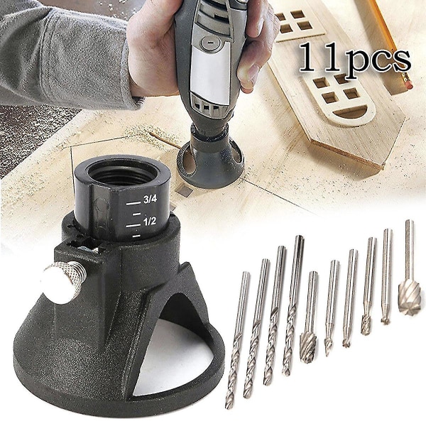 Dremel Cutting Guide Drill Hss Routing Fres Bit Tool Supplies Kit Set