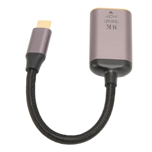 USB C til Mini DisplayPort Adapter 8K 60Hz - Plug and Play USB C Han til Mini DP Hun Kabel til USB C Enheder