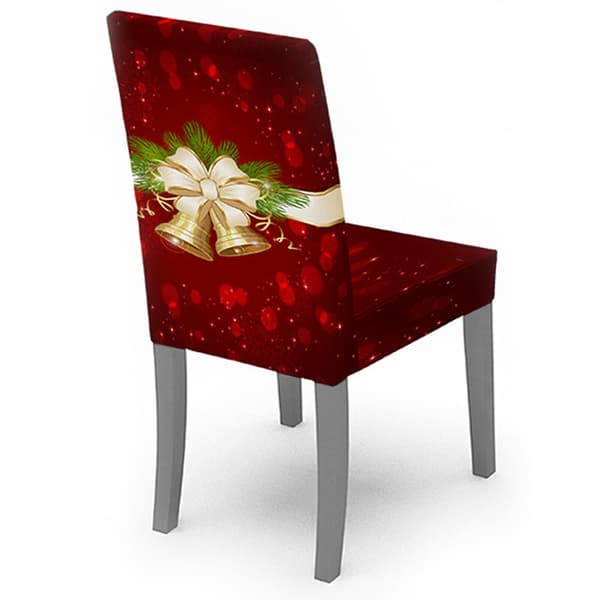 2 st julstolsöverdrag Stretchöverdrag