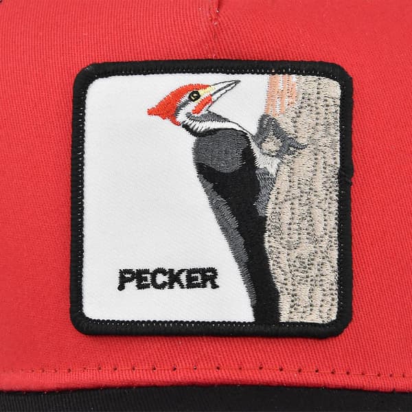 Pecker Brodert Baseball Cap Spettmeis Patch Brodert Cap Mesh Cap Buet Bremskjerm Sol Visor