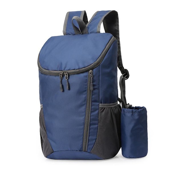 Blue Waterproof Foldable Backpack Trekking Rucksack