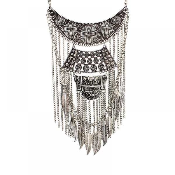 Krage Halsband Hängen Överdrivna Vintage Maxi Choker Statement Boho Kvinnor Smycken