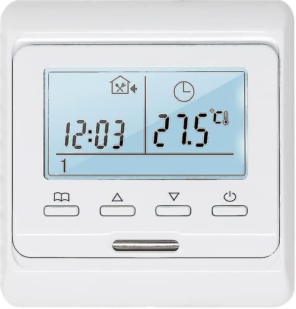 3a Programmerbar Romtermostat for Elektrisk Gulvvarme (uten Sensor)