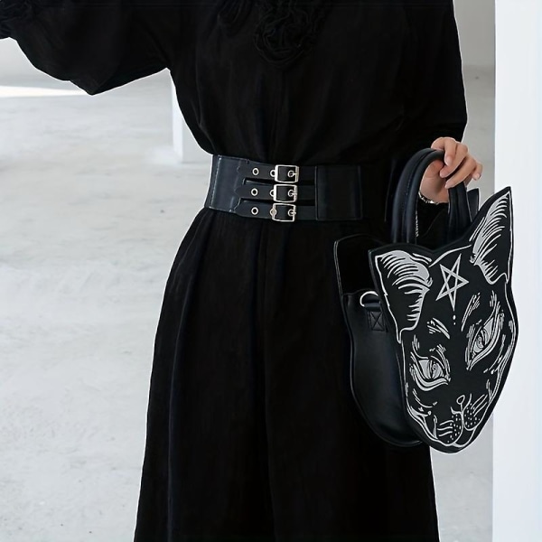 Halloween Dameveske Halloween Cat Face Bag, Y2k Cool Crossbody Bag, Fashion Novelty Handbags For Party Cosplay