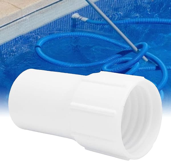 Pool Hose Cuff, Swimming Pool Replacement Cuff Vacuum Hose Threaded Cuff Pool Cleaning Tools Accessories 2.0x3.7x1.6in