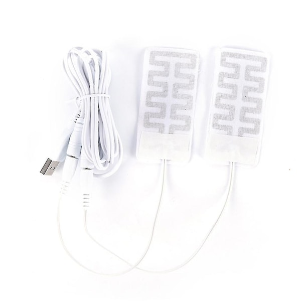 1 par elektriska USB -handskar Värmare uppvärmda handskar kolfiberduk
