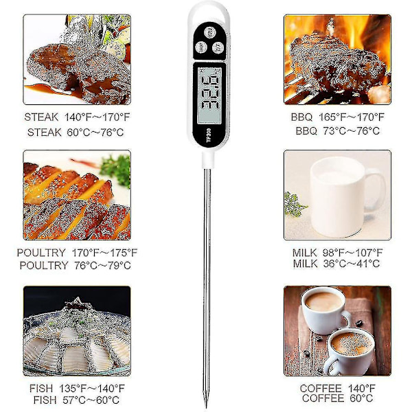 Digital Kökstermometer Hushållstermometer Ugnstermometer