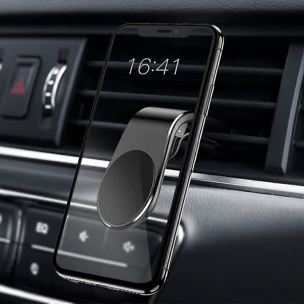 2 st starka magnetiska telefonhållare - F3 Cool Black