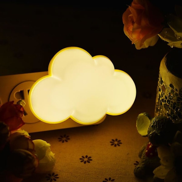 2-pak LED nattlys plugg i lampe sky nattlys mini pen nattlys for voksne barn nattlys hvit