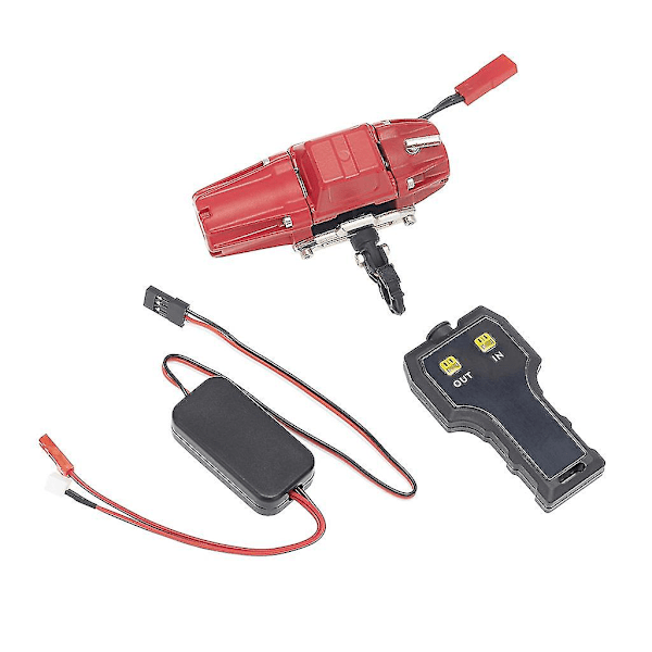 Vinsch fjärrkontroll set reservdelar för 1/10 Scx10 D90 D110 Tf2 Trx4 för Km（röd）