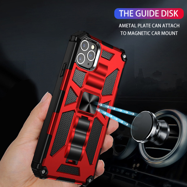 För iPhone- case telefonhållare - magnetisk sug röd iPhone13
