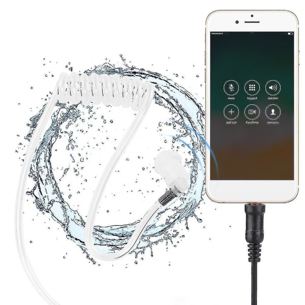 ICOM IC M33 M25 M34 IP54 Vanntett Hodetelefon In Ear Air Guide Headset Tilbehør