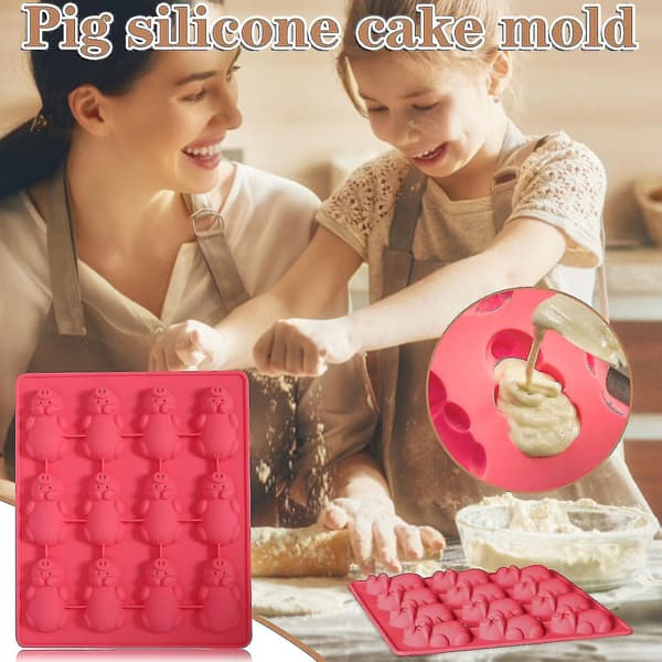 Gris Silikonform Form Choklad Godis Multifunktionsmaskin Bakform Bricka