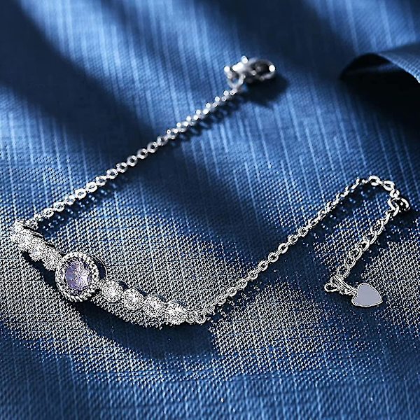 Födelsedagssmycke Armband för kvinnor. 12-månaders handgjorda silverarmband. Justerbar