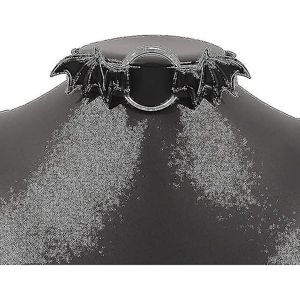 Gotisk flaggermus krage choker halskjede