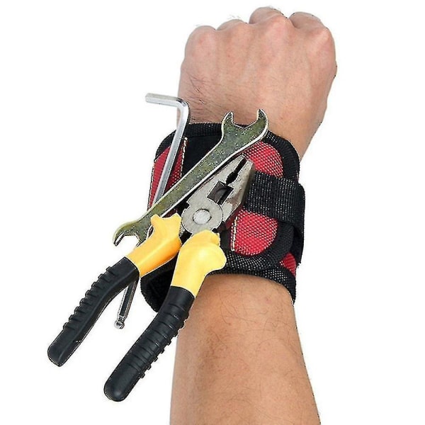 Magnetisk håndleddsbånd for å holde verktøy - Gjør-det-selv-håndverker hjemmereparasjoner - Gadget-tilbehør Gave for menn