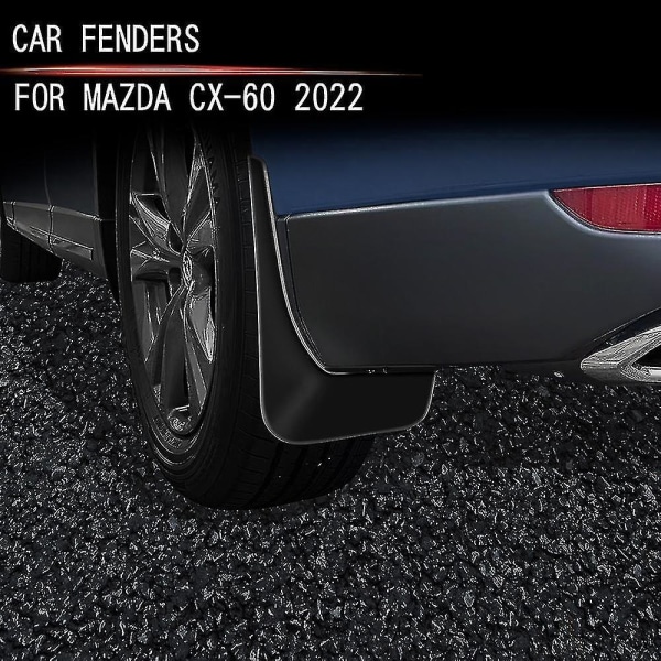 Biltillbehör för Mazda Cx-60 2022 2023 Stänkskydd Stänkskydd Stänkskydd Bildelar Llwl