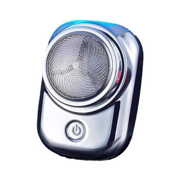 Elektrisk Rakapparat För Män Mini Rakning Bärbar Elektrisk Rakapparat Usb Laddningsbar (Silver)