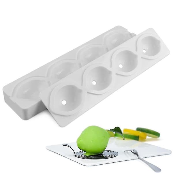 3D Citronmousse Silikonform Fransk Dessert DIY Bakform