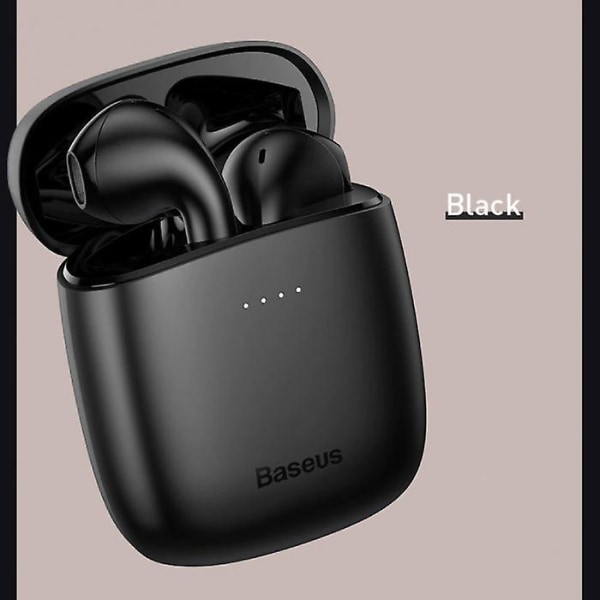 Baseus Encok W04 Trådløse Ørepropper - True Touch Control TWS Bluetooth 5.0 Ørepropper Ørepropper Ørepropper Svart