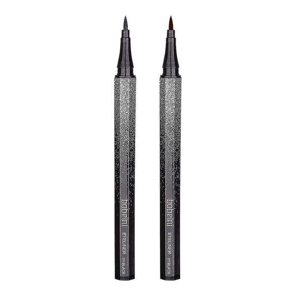 Vanntett, flekkersikker, langvarig flytende eyeliner blyant Skjønnhetssminkeverktøy (svart)