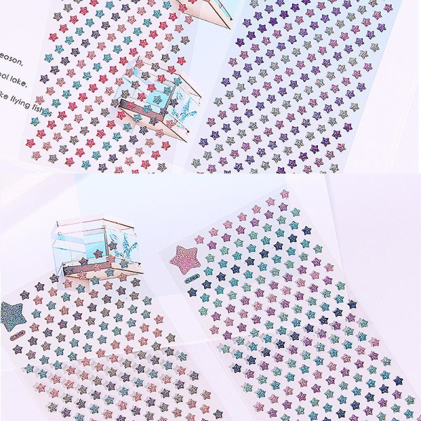 Sticker Örhängen 3D Gems Sticker Girls Sticker Örhängen Självhäftande glitter Craft Crystal Stickers