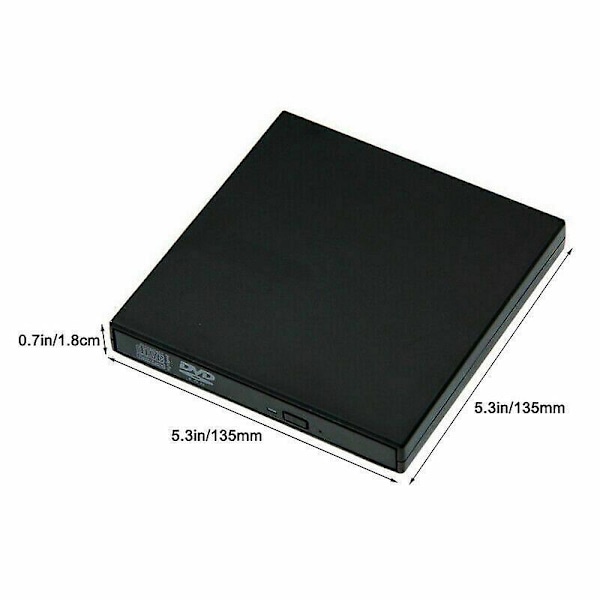 Usb extern DVD Cd hårddiskbrännare spelare läsare optisk enhet för PC bärbar dator