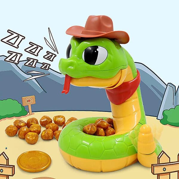 Elektrisk skallerorm Trick skrämmande orm partyspel leksak prank spel modell