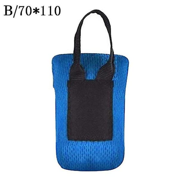 Mini fickpicknickfilt utomhus fickfilt kompakt strandmatta mat hopfällbar lättviktsdyna bärbar picknick NY vattentät W6D3（Blå）