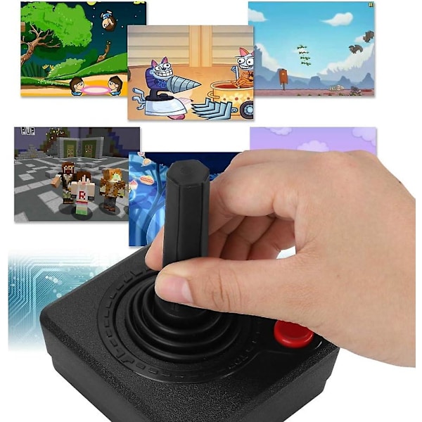1 * Joystick - Retro Klassisk 3d Analog Joystick Controller Spelkontroll För Atari 2600